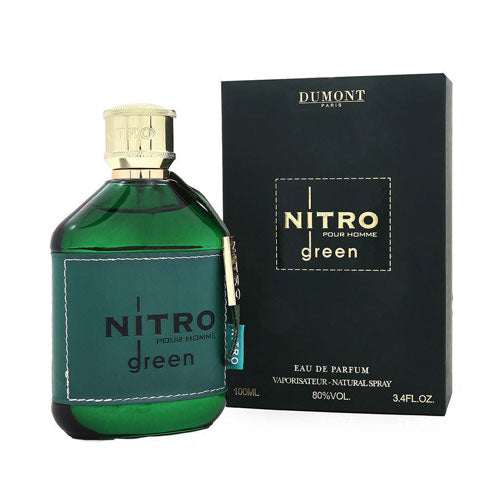 Dumont Nitro Green Eau de Parfum (EDP) 3.4 oz / 100 ml | wmafusion:3760060761279