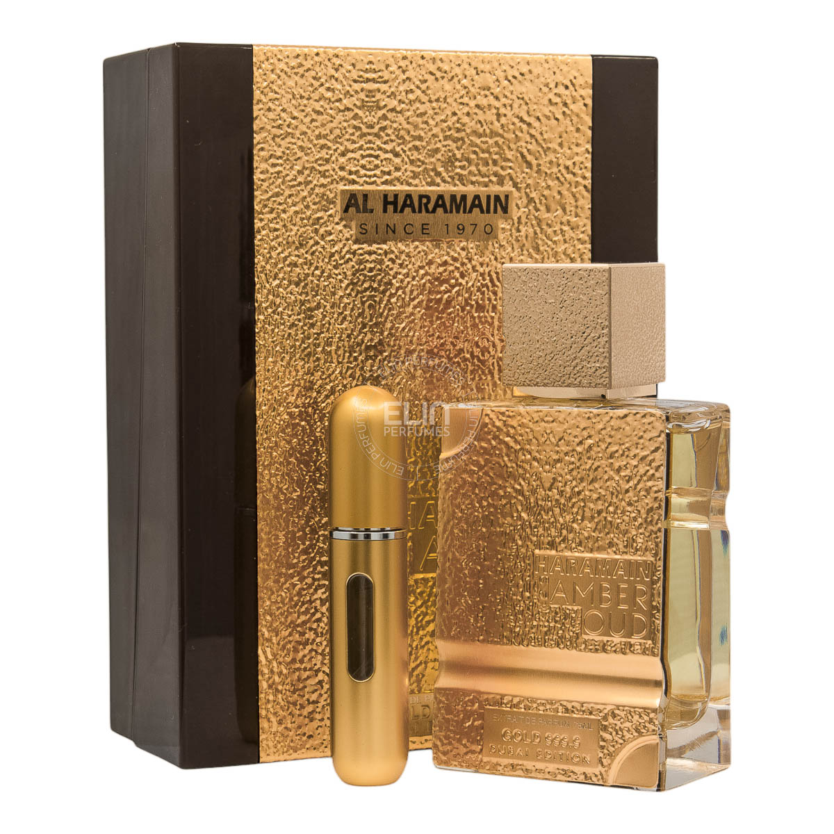 Al Haramain Amber Oud Gold 999.9 Dubai Edition Unisex 2.5 oz Extrait de Parfum