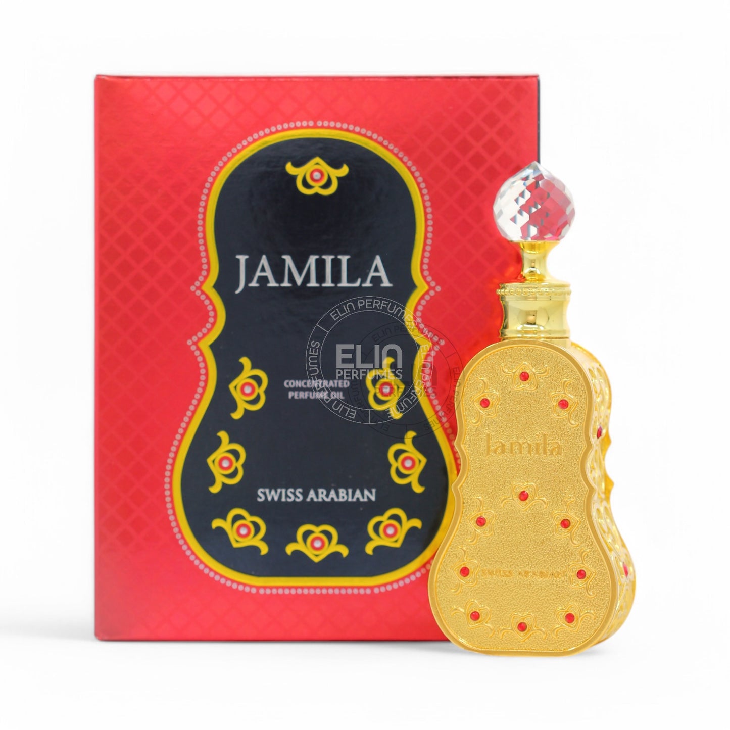 SWISS ARABIAN JAMILA CONCENTRATION WOMEN PERFUME OIL 0.5 OZ.