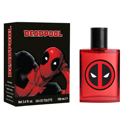 Marvel Men's Deadpool Eau de Toilette (EDT) 3.4 oz / 100 ml | wmafusion:663350095593