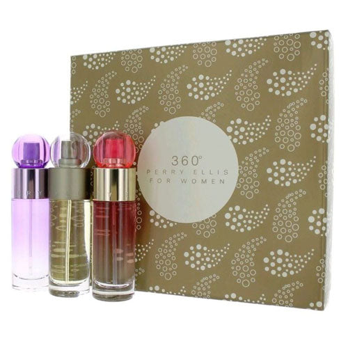 Perry Ellis 360 Woman (Trio) Eau de Parfum (EDP) 1.0 oz / 30 ml Gift Set | wmafusion:844061010918
