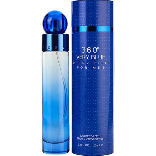 Perry Ellis 360 Very Blue Eau de Toilette (EDT) 3.4 oz / 100 ml | wmafusion:844061011212