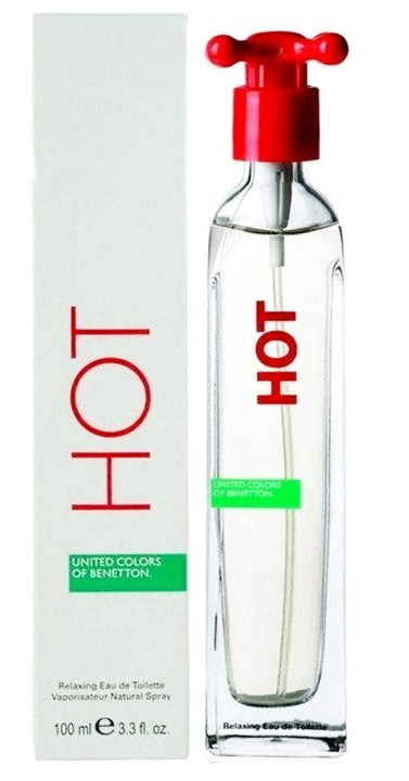Beneton Hot Women 3.4 oz Eau de Toilette (EDT)