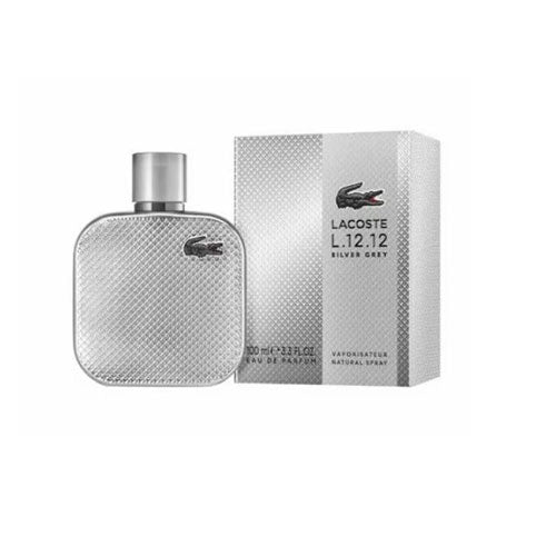 Lacoste Silver Grey Men Eau de Parfum (EDP) Spray 3.4 oz / 100ml | wmafusion:3386460165884