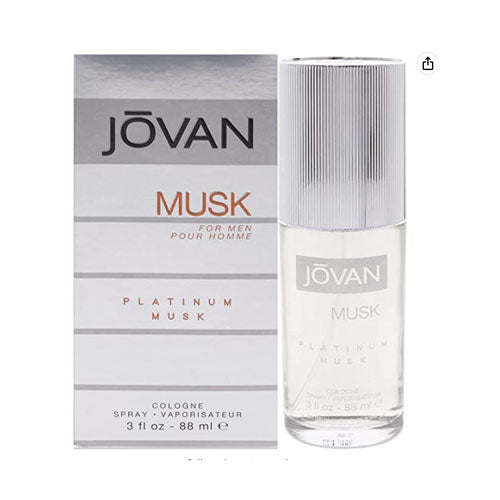 Jovan Musk Platinum Men Eau de Toilette (EDT) 3.0 oz / 89 ml | wmafusion:3614224332808