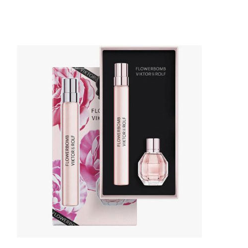 Mini Set Viktor & Rolf Flowerbomb Women Eau de Parfum (EDP) Spray (2 Pc) 0.34 oz / 10 ml  / Eau de Parfum (EDP)  Spray 0.24 oz / 7ml | wmafusion:3614274417685