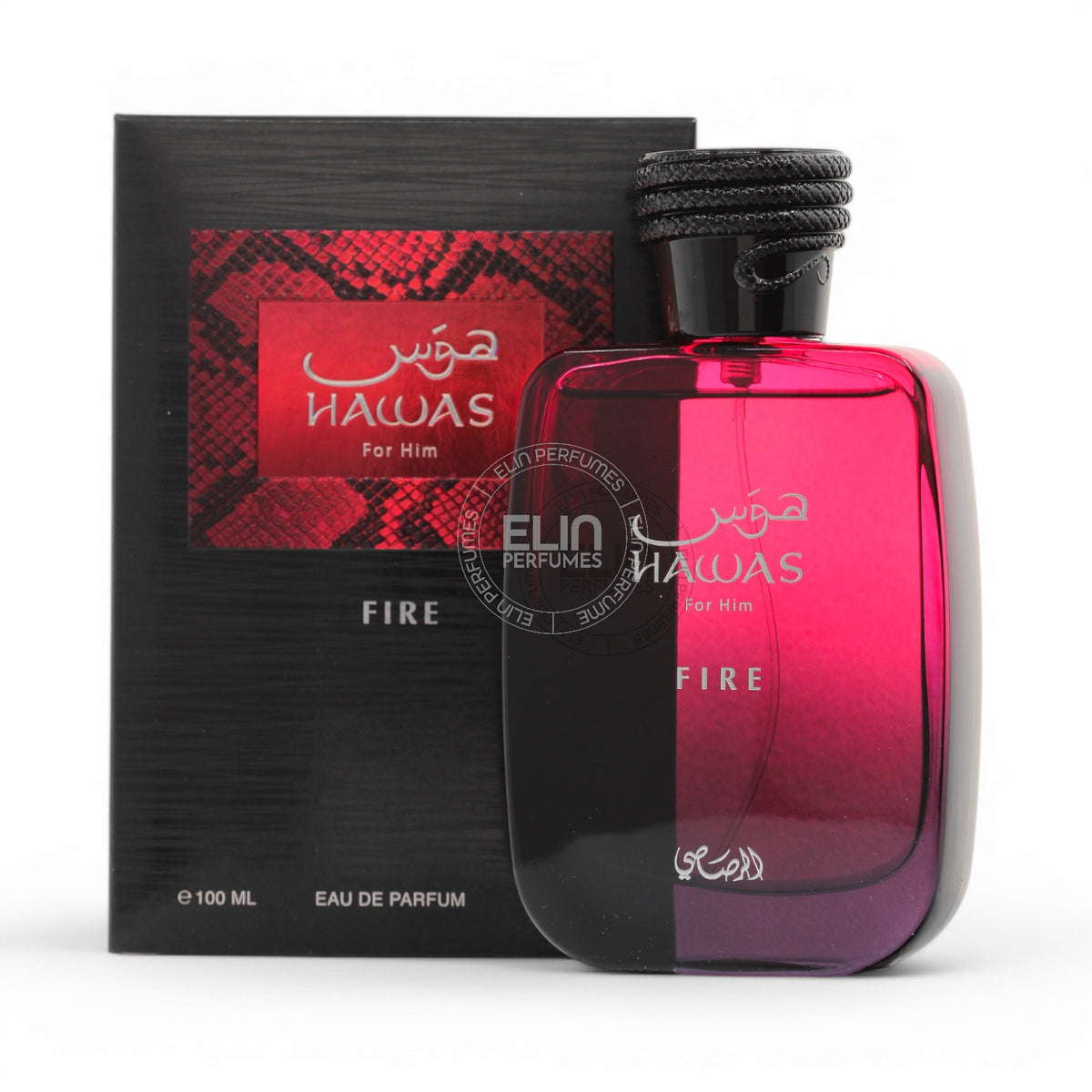 Rasasi Hawas Fire Eau de Parfum (EDP) 3.4 oz / 100 ml