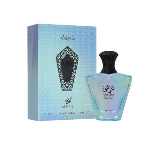 Afnan Unisex Turathi Electric Eau de Parfum (EDP) 3.0 oz / 90 ml | wmafusion:6290171076001