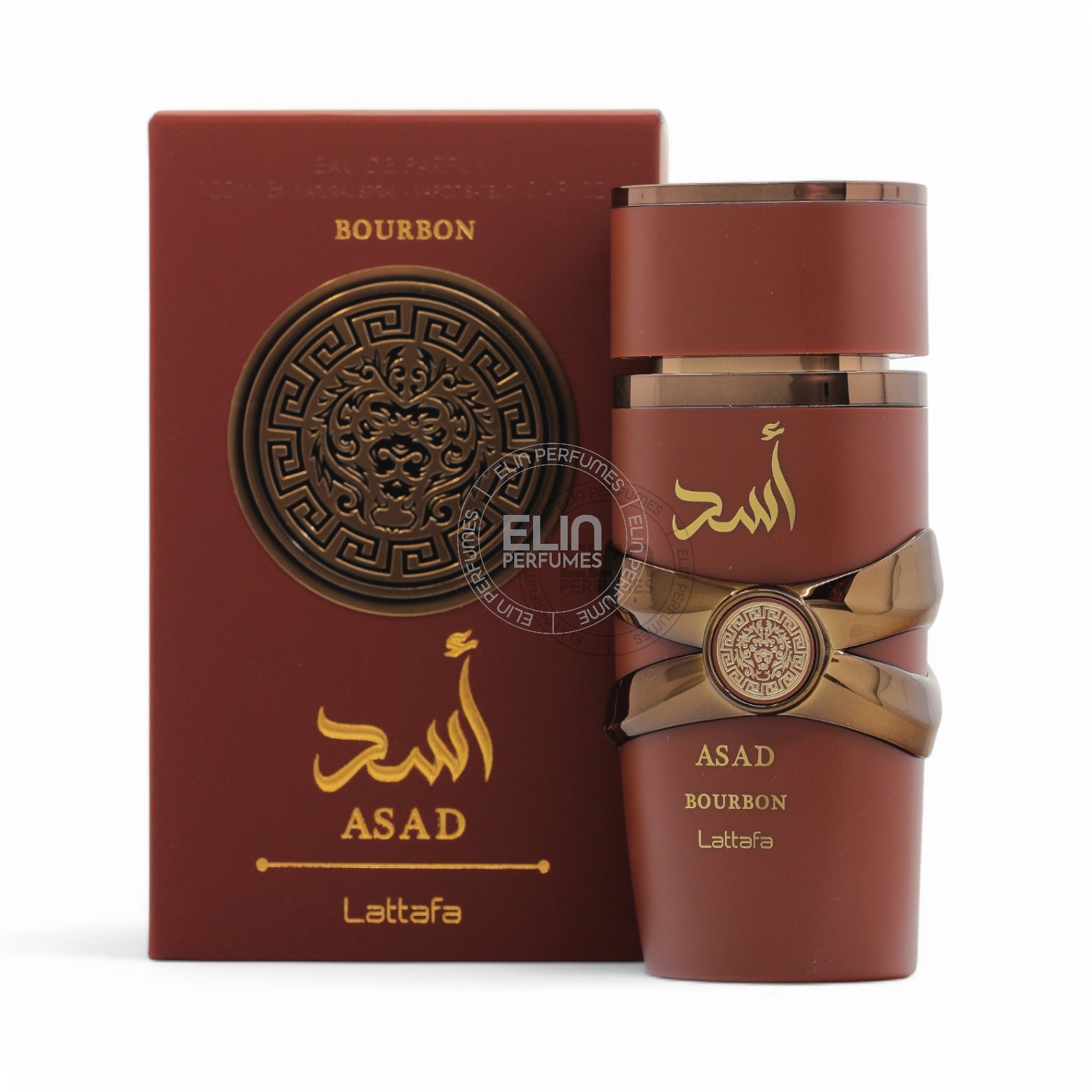 Lattafa Asad Bourbon Eau de Parfum (EDP) 3.4 oz / 100 ml