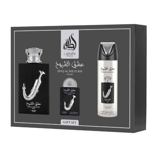 Lattafa Ishq Al Shuyukh Silver Unisex Eau de Parfum (EDP) 3.4 oz / 100 ml | wmafusion:6290362346579