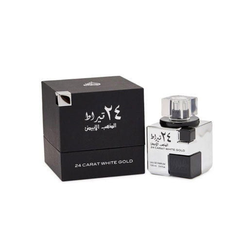 Lattafa 24 Carat White Gold Eau de Parfum (EDP) 3.4 oz / 100 ml | wmafusion:6291106064001