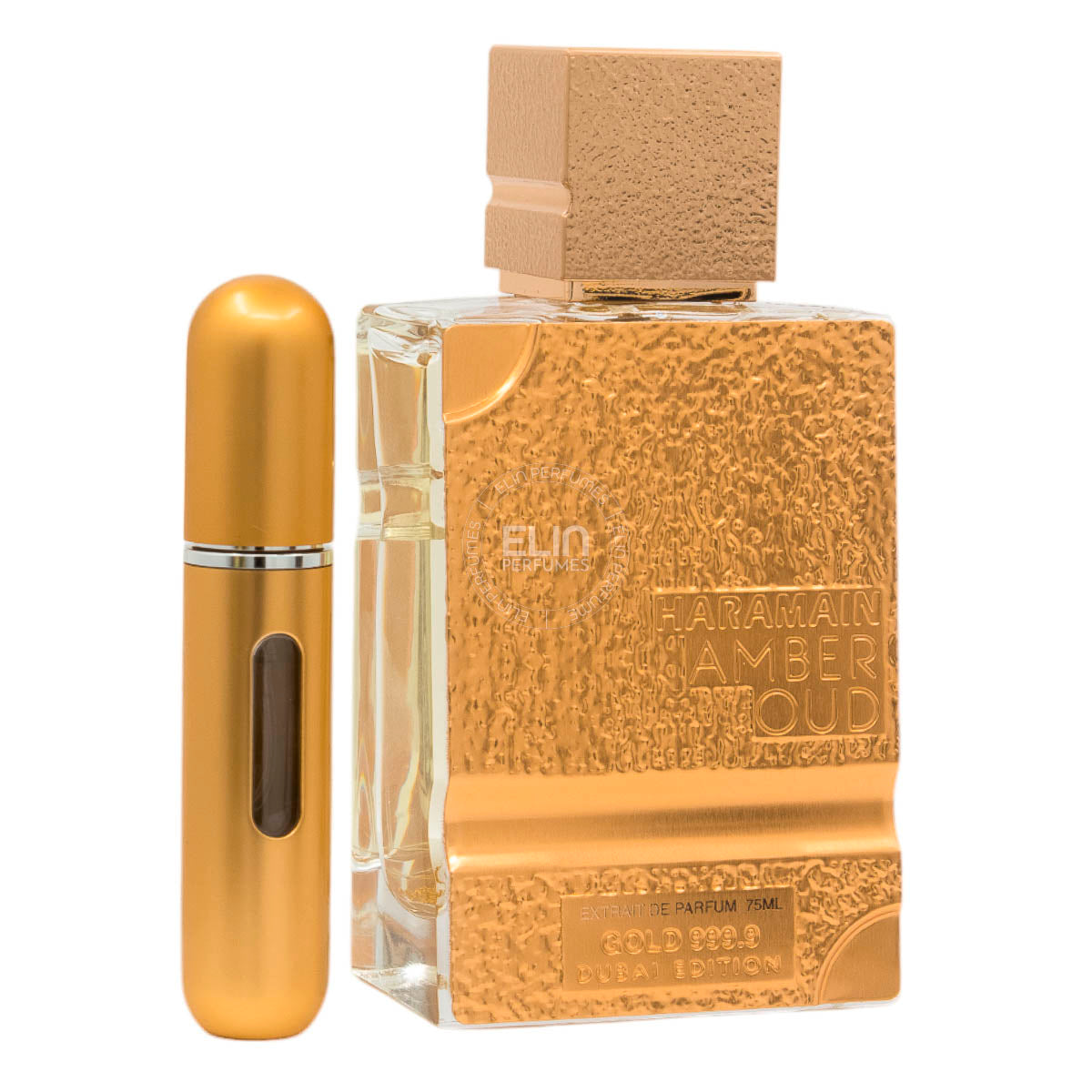 Al Haramain Unisex Amber Oud Gold 999.9 Dubai Edition Extrait de Parfum Spray 2.5 oz / 75 ml