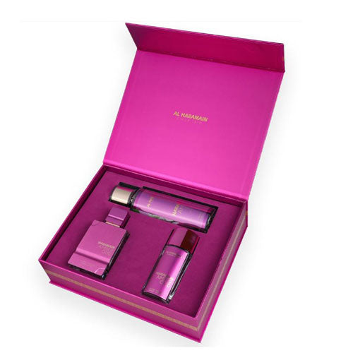 SET AL HARAMAIN AMBER OUD ULTRA VIOLETA WOMEN EDITION GIFT ( 3 PC )2.5 OZ EDP SP /1.2 OZ  EDP /BODY MIST | wmafusion:6291106816419