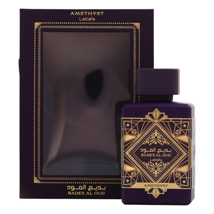 Lattafa Bade'e Al Oud Amethyst Eau de Parfum (EDP) 3.4 oz / 100 ml
