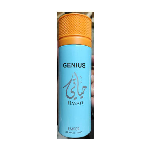 Deodorant Spray Emper Genius Hayati Unisex 6.6 Oz / 200 mL | wmafusion:6294021904421