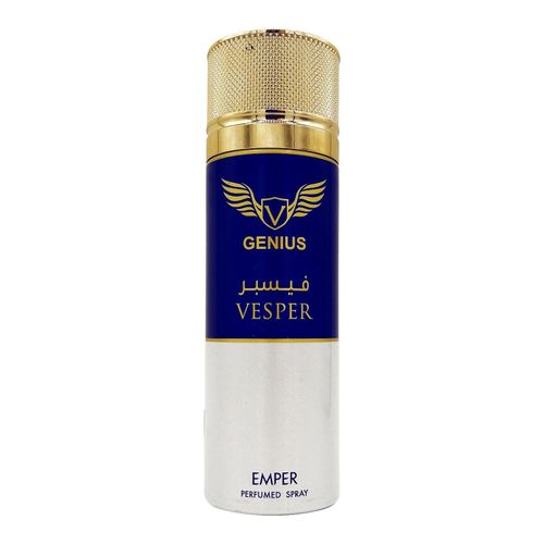 Deodorant Spray Emper Genius Vesper Men 6.6 Oz / 200 mL | wmafusion:6294021904452