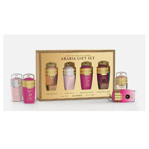 SET LE CHAMEAU ARABIA POUR FEMME ( 4 PC )MADAME,HAYA,HAYA CRUSH,BON VOYAGE 0.845 OZ EDP SP | wmafusion:6294021908382