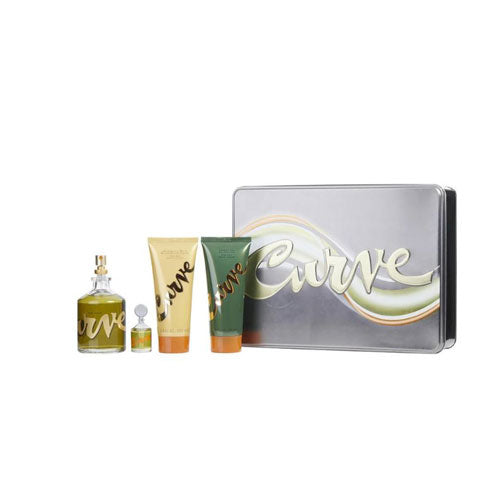 SET LIZ CLAIBORNE CURVE MEN ( 4PC) 4.2 OZ EDC SP / 3.4 OZ AFTER SHAVE BALM /3.4 OZ SG / 0.17 OZ EDC SP | wmafusion:719346297110