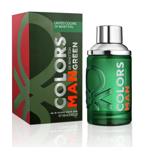 Benetton Colors Green Eau de Toilette (EDT) 3.4 oz / 100 ml | wmafusion:8433982011245