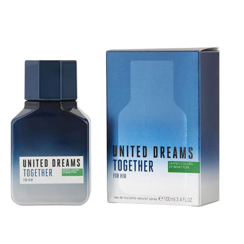 Benetton Men's United Dreams Together Eau de Toilette (EDT) 3.4 oz / 100 ml | wmafusion:8433982016479