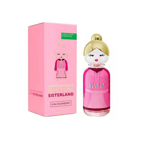 Benetton Ladies Sisterland Pink Raspberry Eau de Toilette (EDT) 2.7 oz / 80 ml | wmafusion:8433982018756
