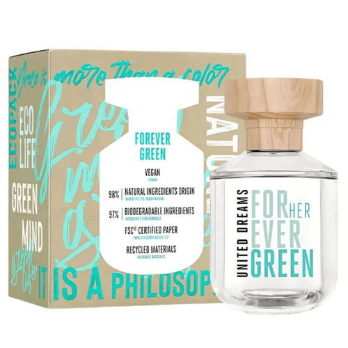 Benetton Ladies Dreams Forever Green Women Eau de Toilette (EDT) Spray 2.7 oz / 80 ml | wmafusion:8433982026287