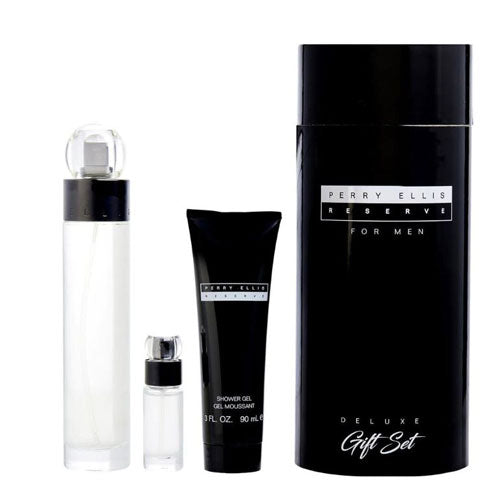 SET PERRY ELLIS RESERVE WOMEN (4PC) 3.4 OZ/100 ML / 3.4 OZ/100 ML MIST / 3.4 OZ/100 ML SG / MINI - EAU DE PARFUM (EDP) | wmafusion:844061008830