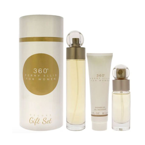 Perry Ellis 360 Collection Women Eau de Toilette (EDT) 3.4 oz / 100 ml Gift Set | wmafusion:844061013643