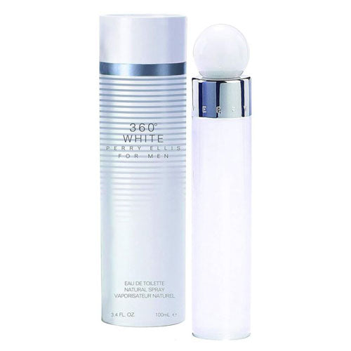 Perry Ellis 360 White Men Eau de Toilette (EDT) Spray 3.4 oz / 100 ml | wmafusion:844061018013
