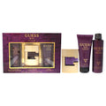 Guess Man Gold Gift Set Eau de Toilette (EDT) 2.5 oz / 75 ml / Shower Gel 6.7 oz / 200 ml / Body Spray 6.0 oz / 170 ml | wmafusion:85715329875