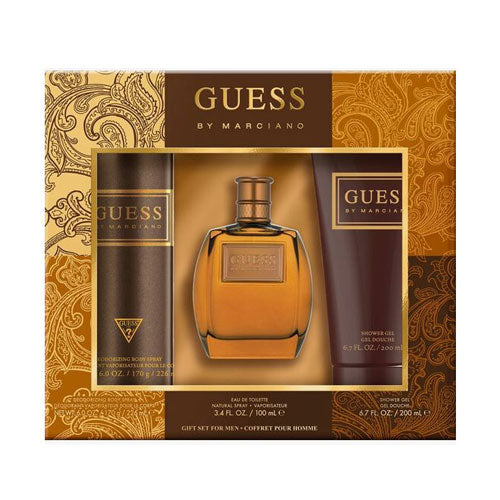 SET GUESS MARCIANO MEN ( 3 PC )3.4 OZ/100 ML /3.4 OZ/100 ML SG / 3.4 OZ/100 ML BS - EAU DE PARFUM (EDP) | wmafusion:85715330420