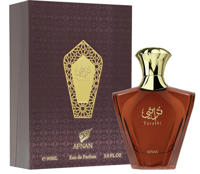 Afnan Men's Turathi Brown Eau de Parfum (EDP) 3.0 oz / 90 ml