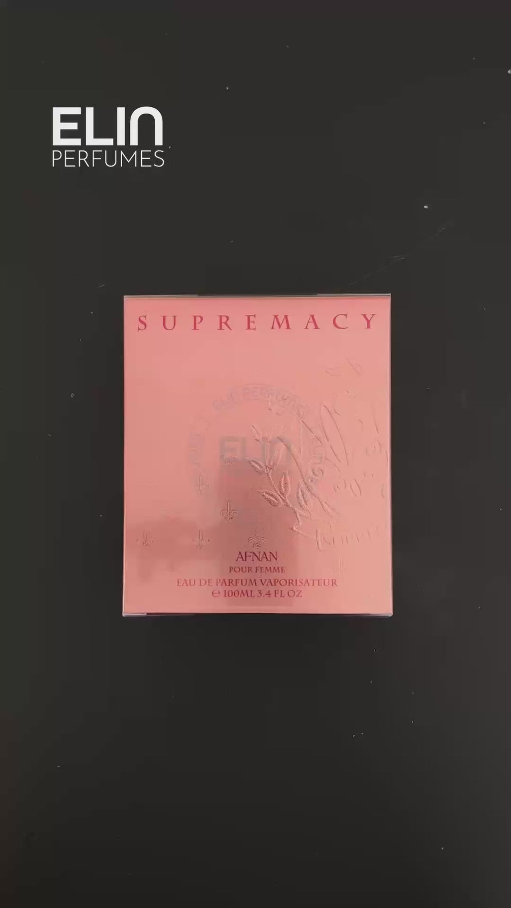 Afnan Ladies Supremacy Pink Eau de Parfum (EDP) 3.4 oz / 100 ml